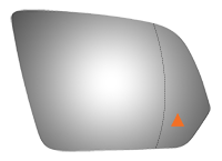 SIDE VIEW MIRROR W WIDE ANGLE  BLIND SPOT  AND CROSS PATH